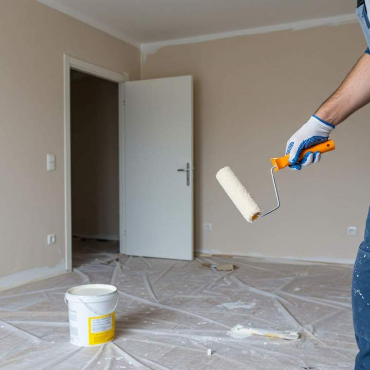 Rafraîchissement de la peinture d'un appartement Gentilly
